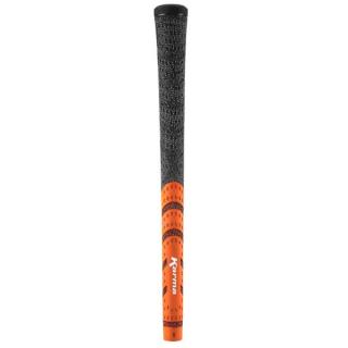 Karma Black/Orange Half Cord Golf Grips