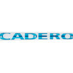 Cadero 2x2 Pentagon Ribbed Standard White/Blue