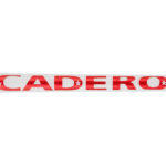 Cadero 2x2 Pentagon Ribbed Standard White/Red