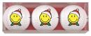 Golf balls with smiley Happy Christmas