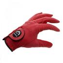 BEAVER GOLF Orginal BEAVER Handschuh Red Velvet